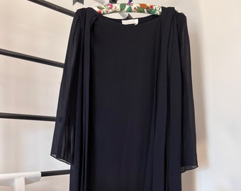 Chloe evening dress with bows and pockets/ vintage / cocktail dress