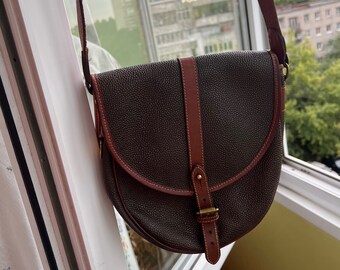 Mulberry Vintage Scotchgrain Leather Zip Weekend Bag