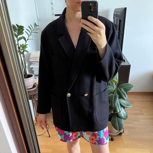 Burberry Navy Blazer Etsy Australia