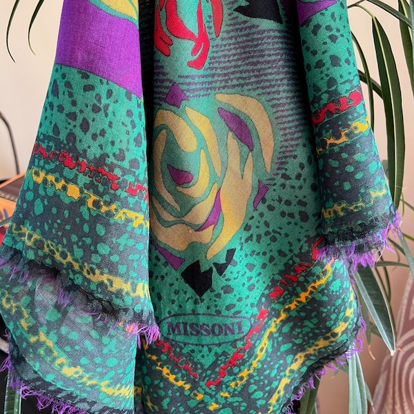 Missoni vintage silk scarf