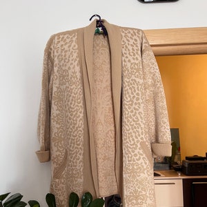 Escada Vintage beige Strickjacke