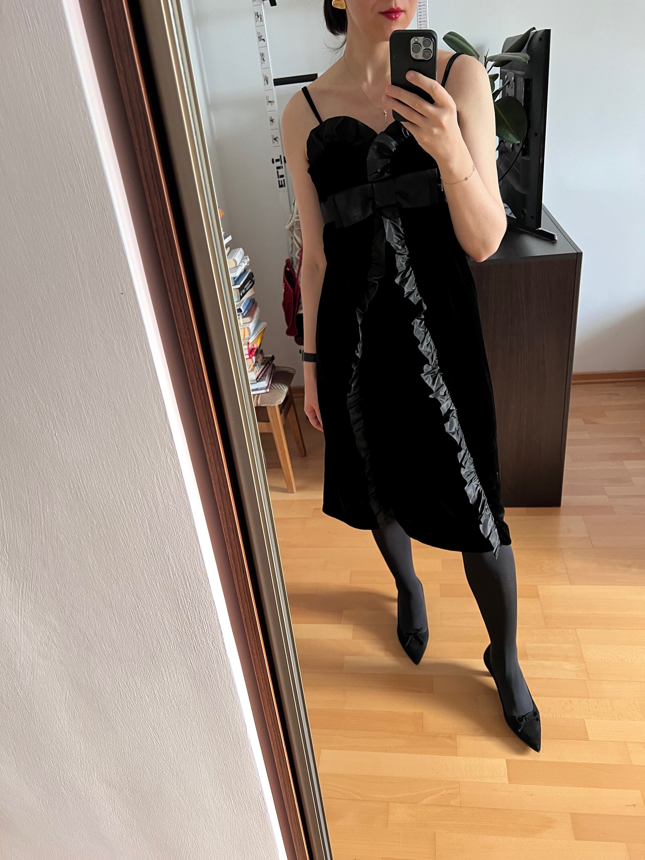Miu miu velvet dress online