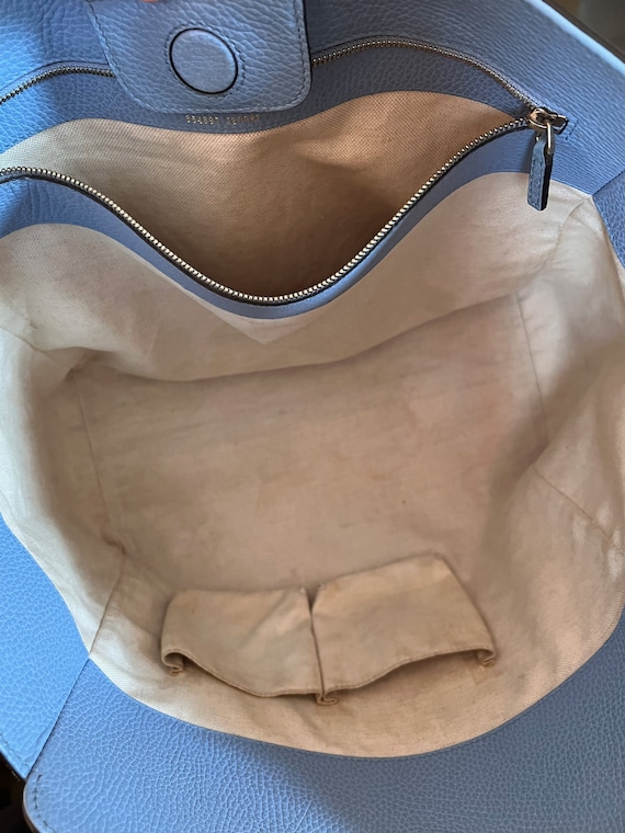GUCCI authentic Swing blue tote bag / vintage bag… - image 8