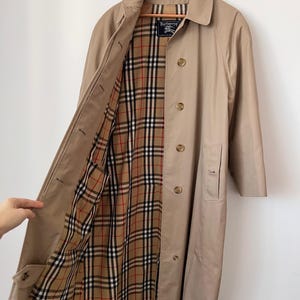 90s Burberry Trench - Etsy