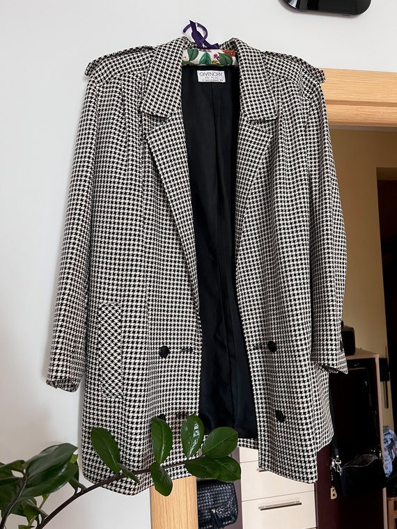 GIVENCHY en plus vintage black and white jacket b… - image 4