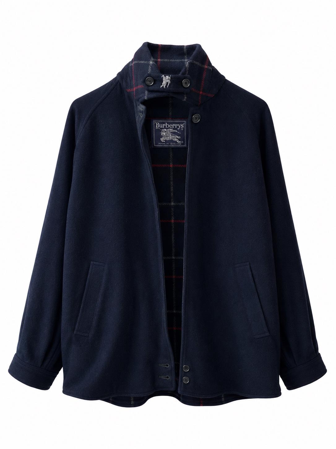 Navy Burberry Blazer - Etsy