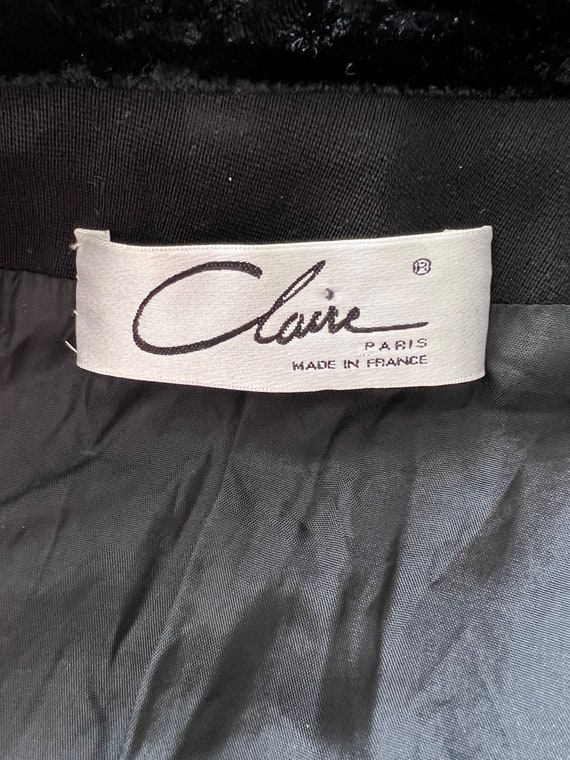 Claire vintage black jacket blazer jacket made in… - image 3