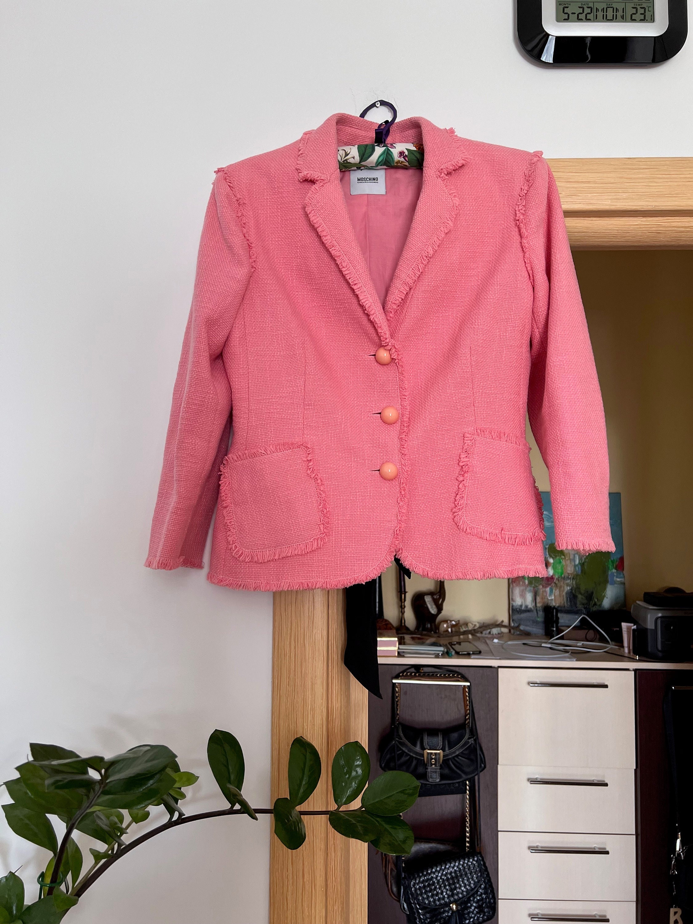 Moschino pink jacket cheap