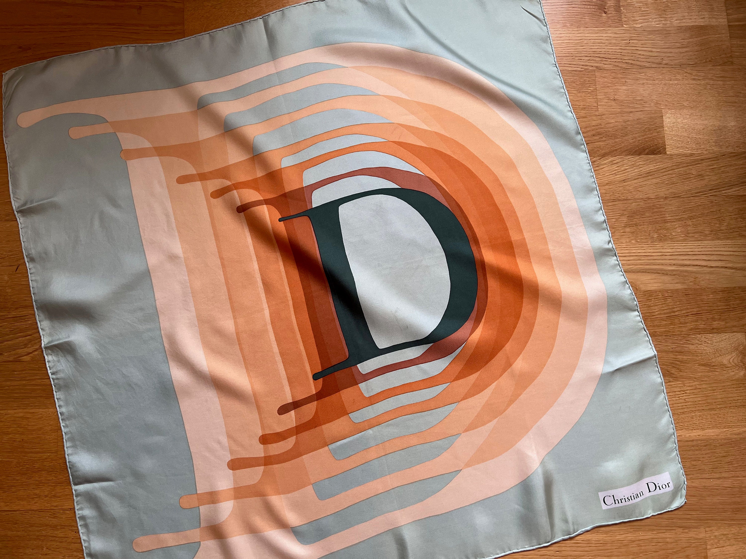 Dior monogram scarf - Etsy Polska