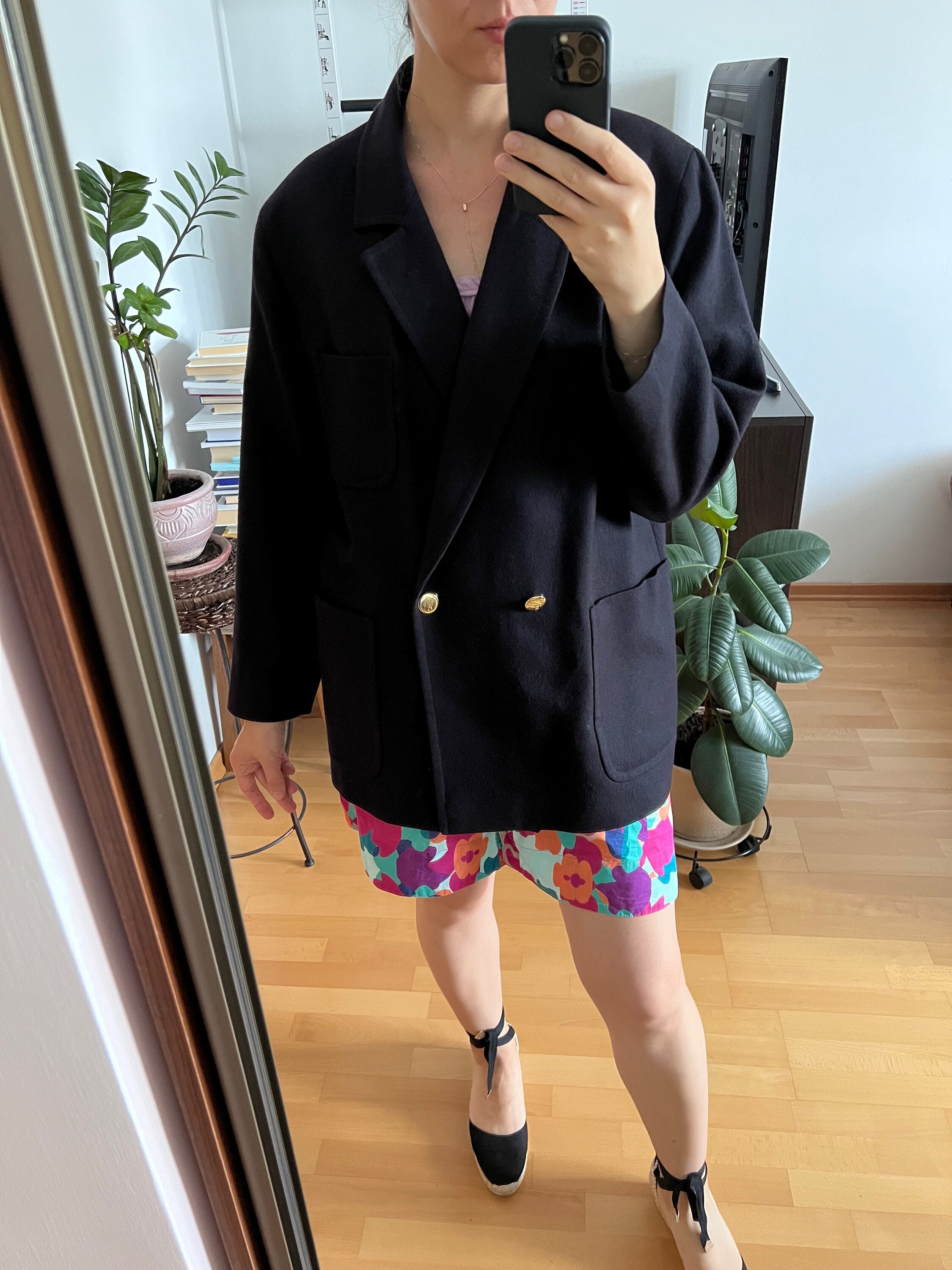 Burberry navy blazer outlet