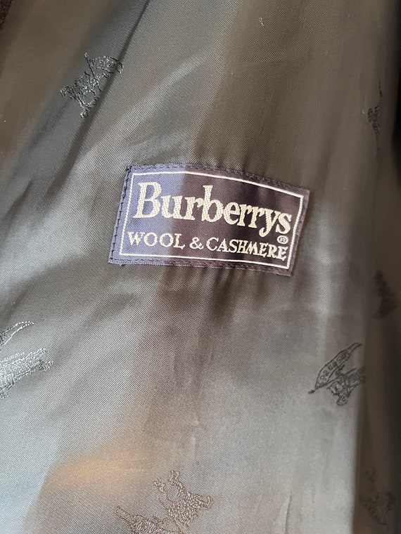 Burberrys Man's Vintage Grey Wool Cashmere Classic Coat Size L - Etsy