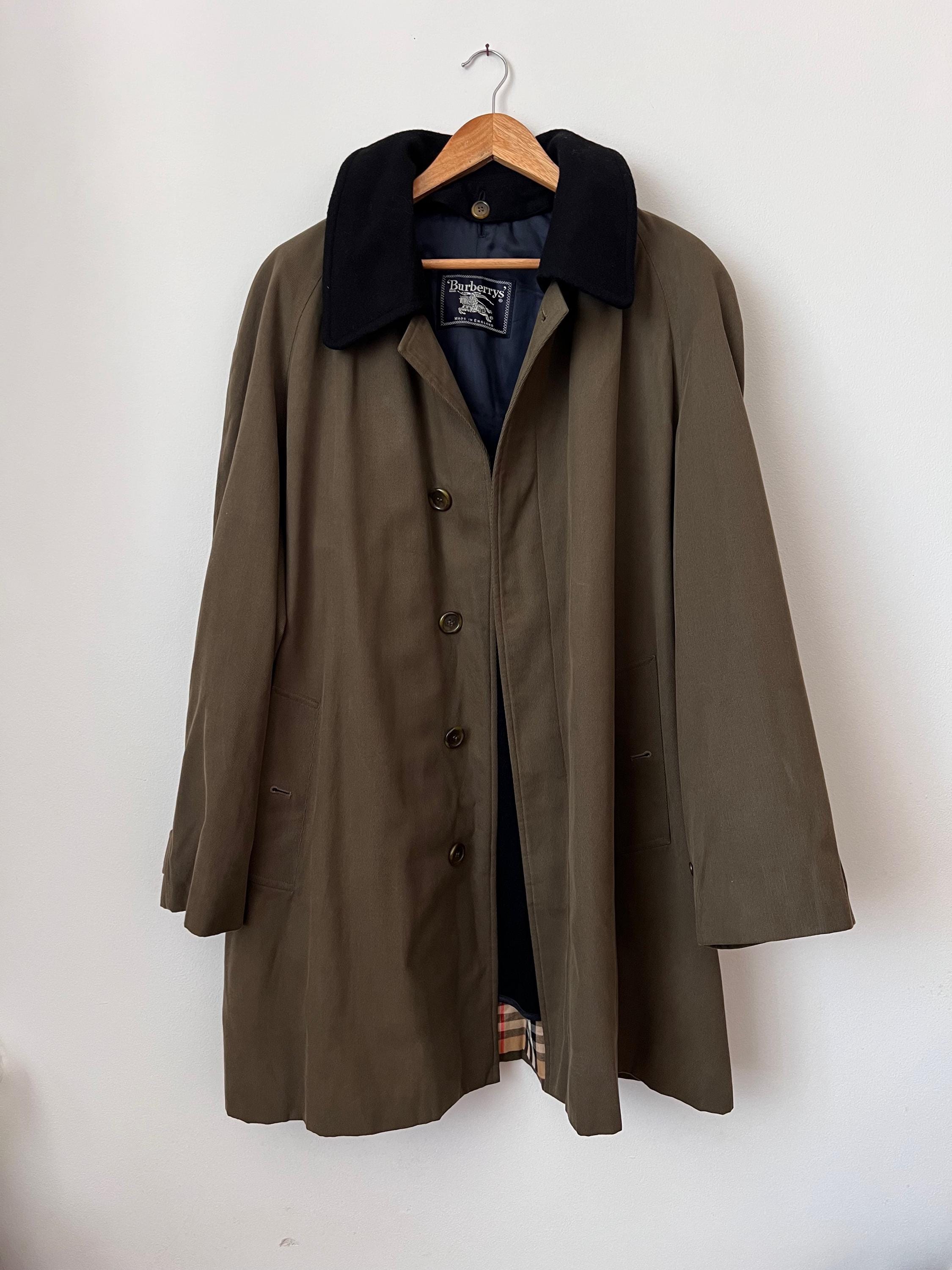 Vintage Burberry Trench Green - Etsy