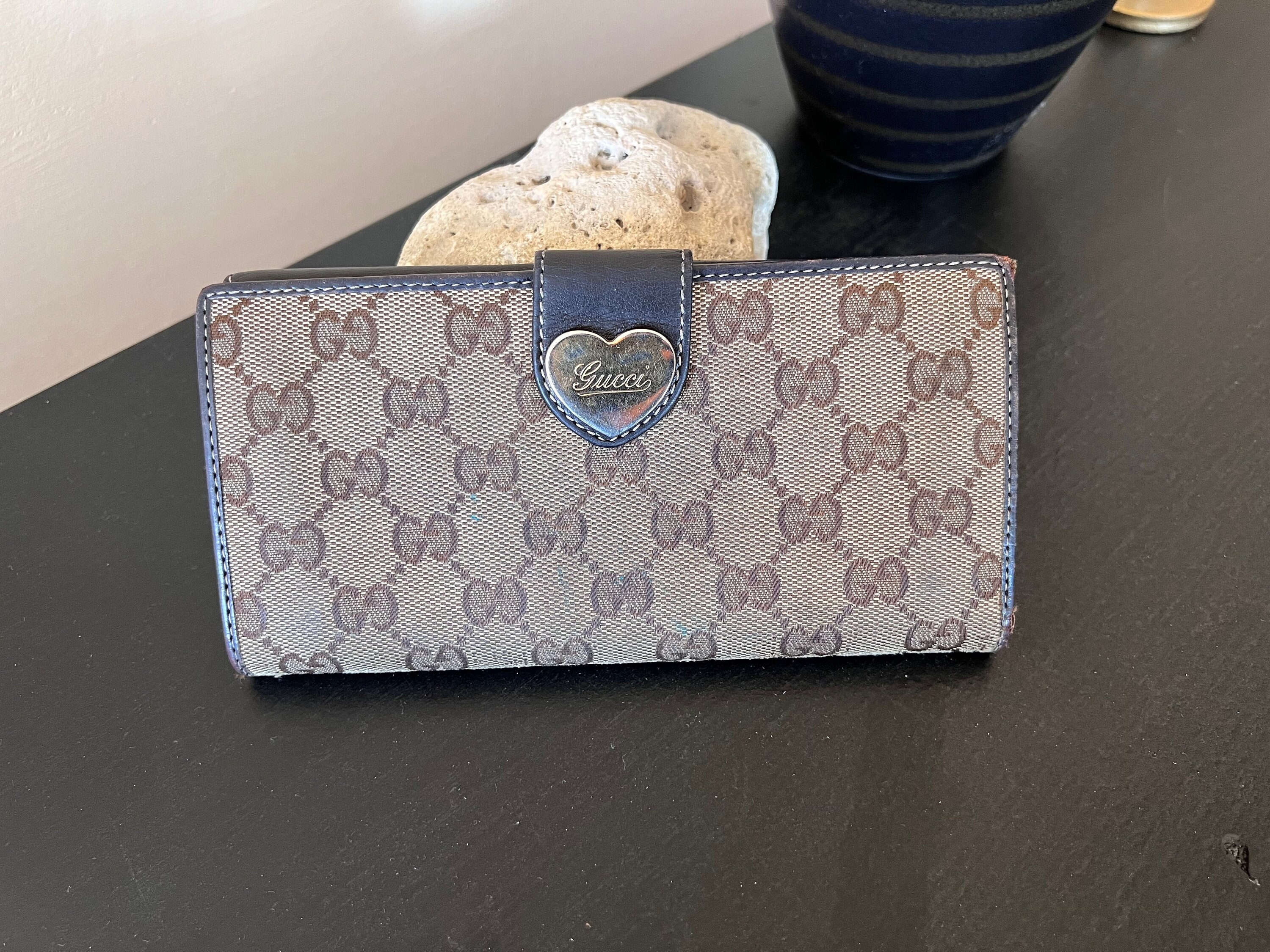 Leather wallet Gucci Brown in Leather - 26182736