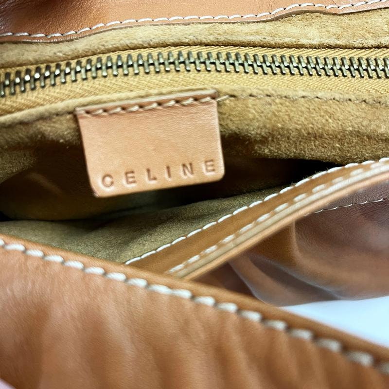 Vintage Celine CE00/14 Made in Italy Caramel Leather Buckle Etsy
