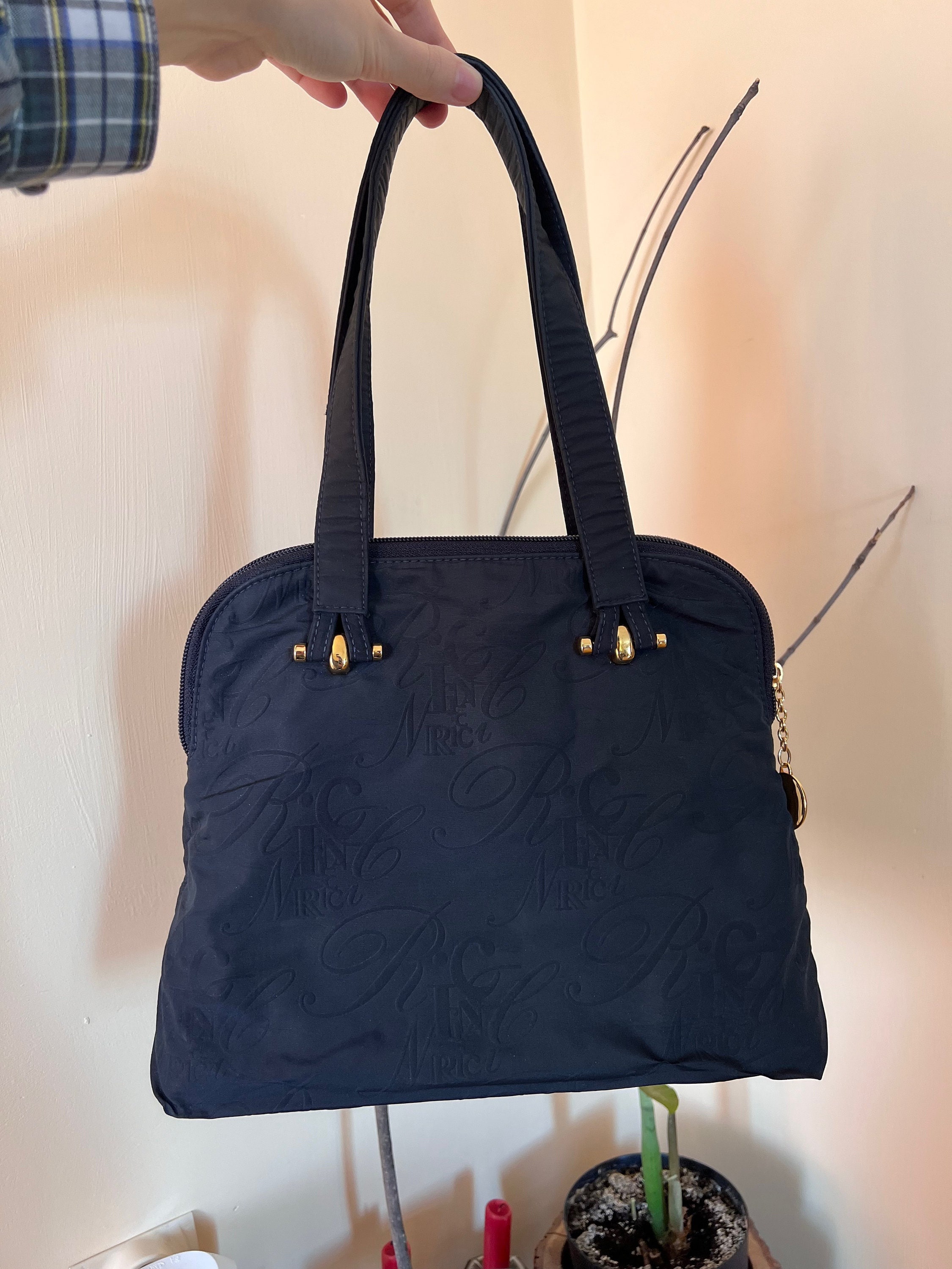 希少モデル VINTAGE NINA RICCI キャンバスレザー ハンドバッグ NINA RICCI（ハンドバッグ）のフリマアイテム一覧