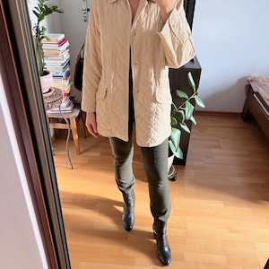 Bogner vintage beige jacket size M
