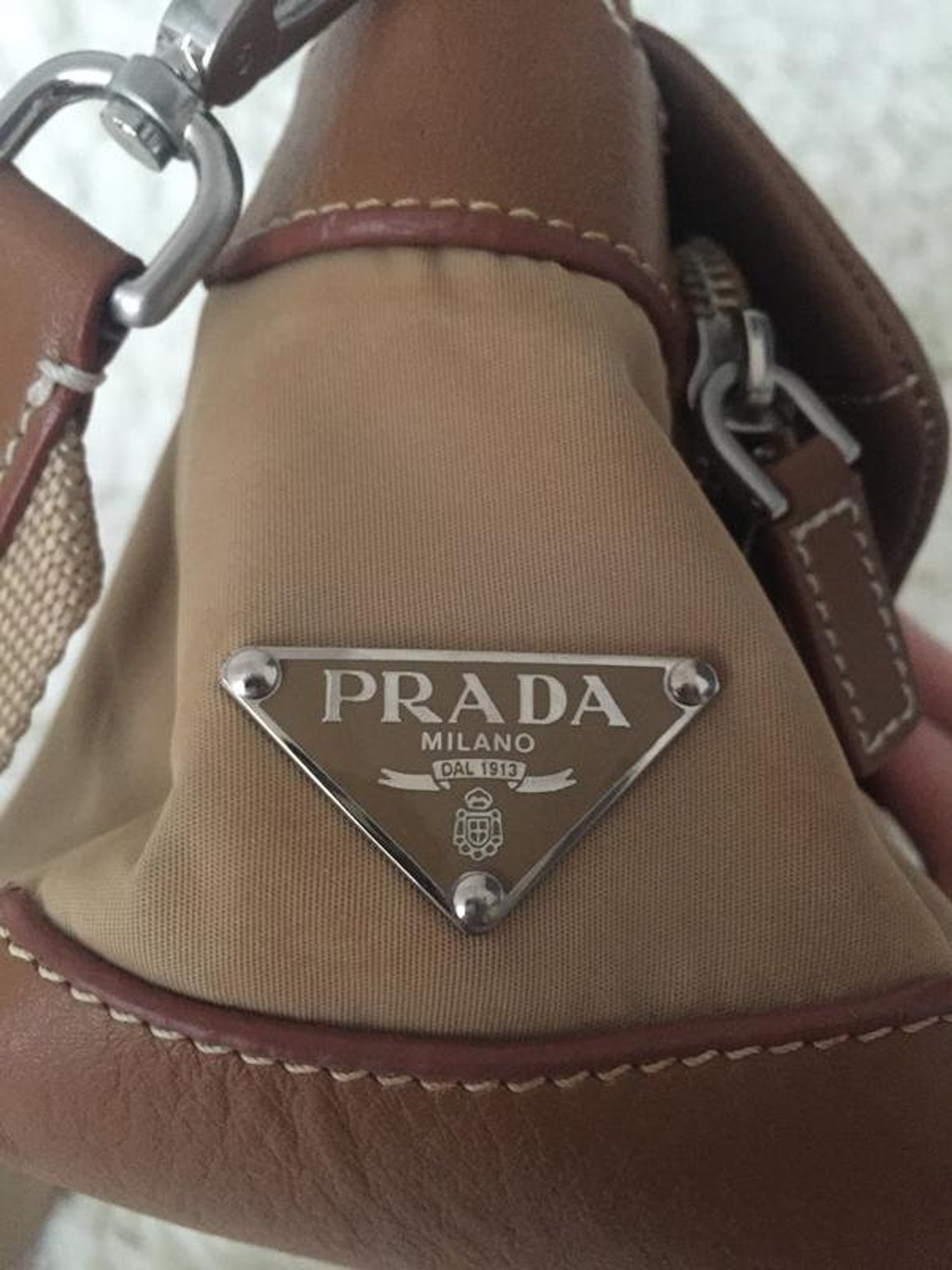 Vintage Prada Milano DAL 1913 authentic shoulder bag | Etsy