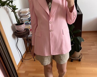 ESCADA by Margaretha Ley ヴィンテージ ピンク ブレザー ジャケット
