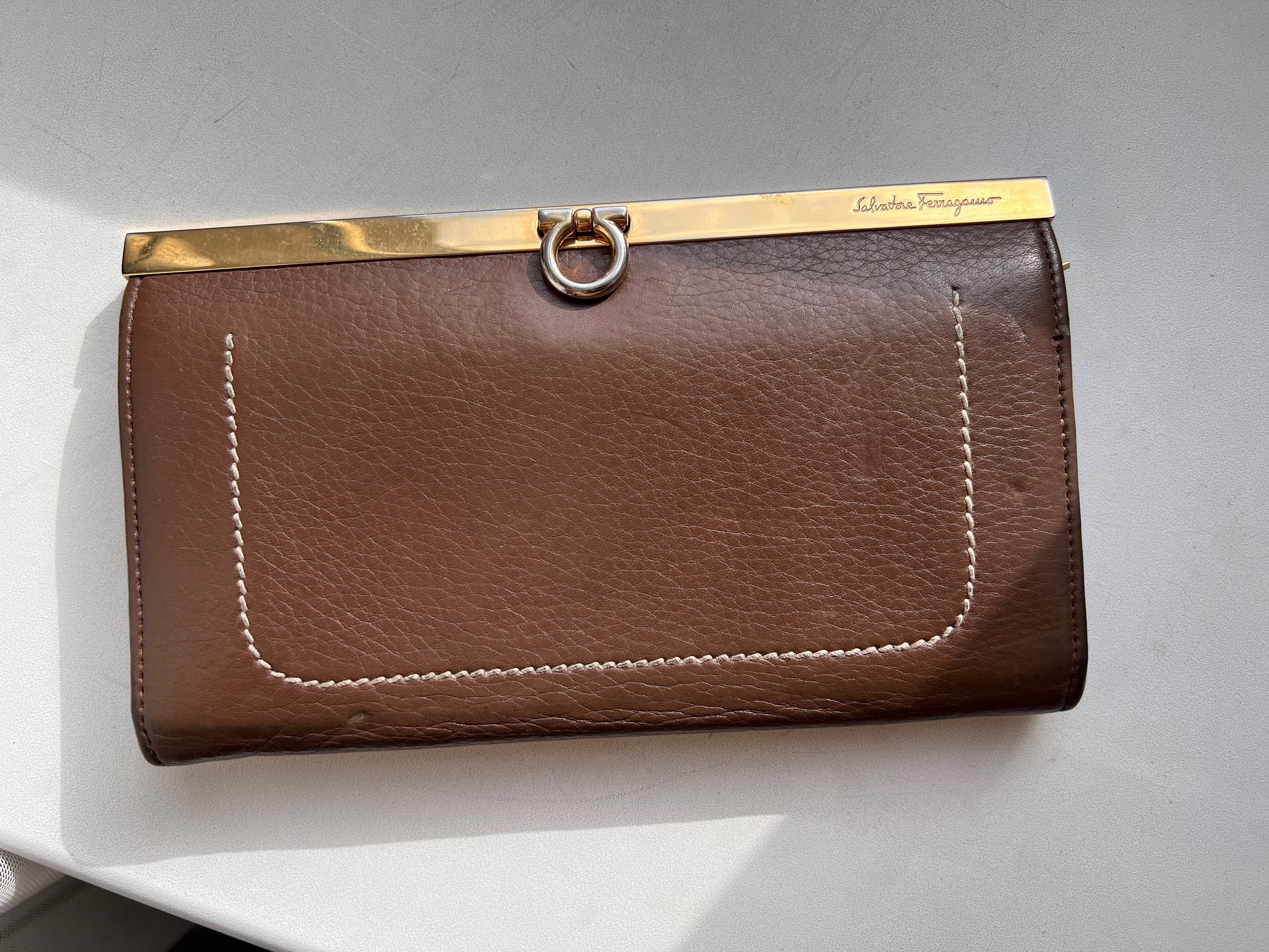 Wallet Luxury Designer By Salvatore Ferragamo Size: Large