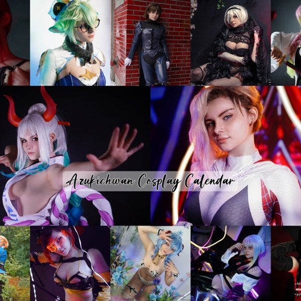 Cosplay 2024 Calendar Etsy