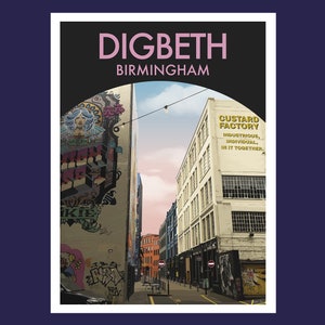 Digbeth & The Custard Factory Original Illustration