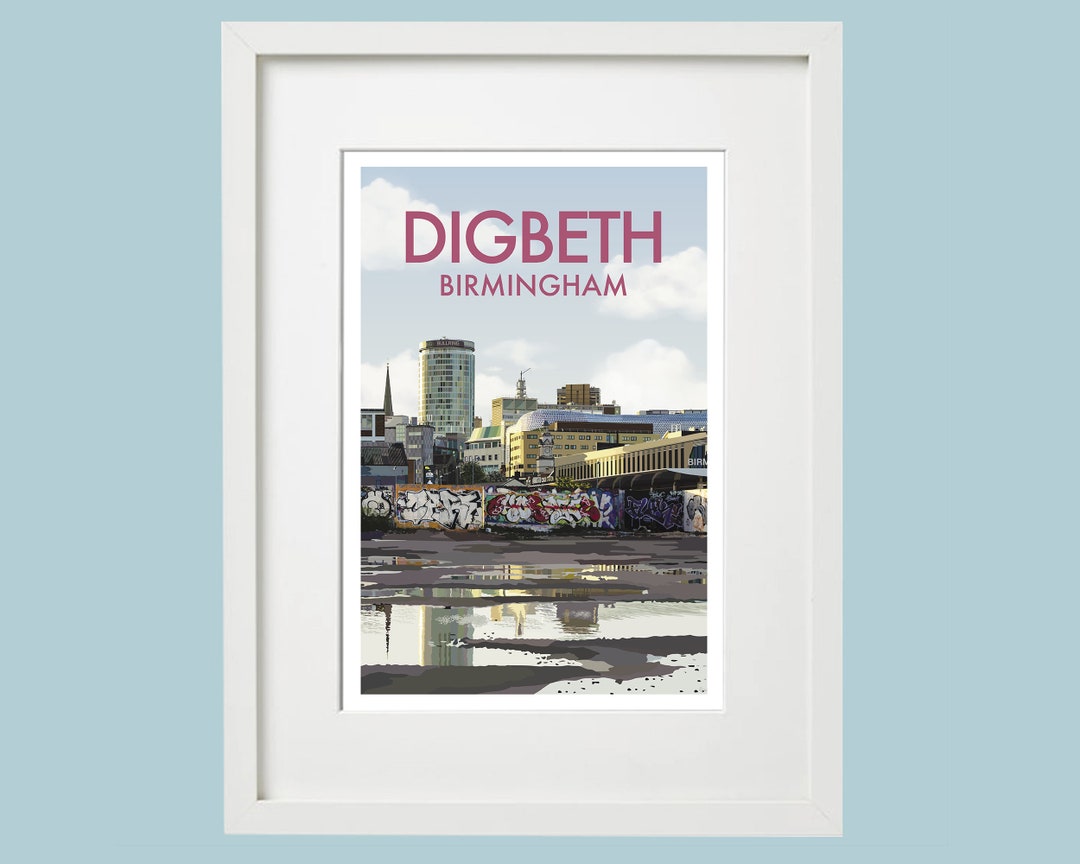 Framed DIGBETH - Birmingham Print - Etsy UK