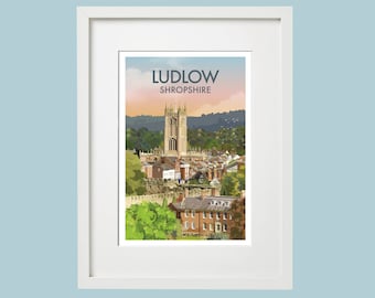 Encadré Ludlow, Illustration du Shropshire