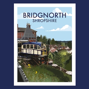 Bridgnorth Shropshire Original Illustration