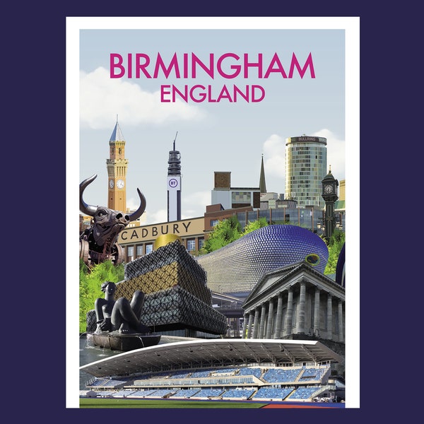 Tribute to the Birmingham Games 2022 Travel Poster