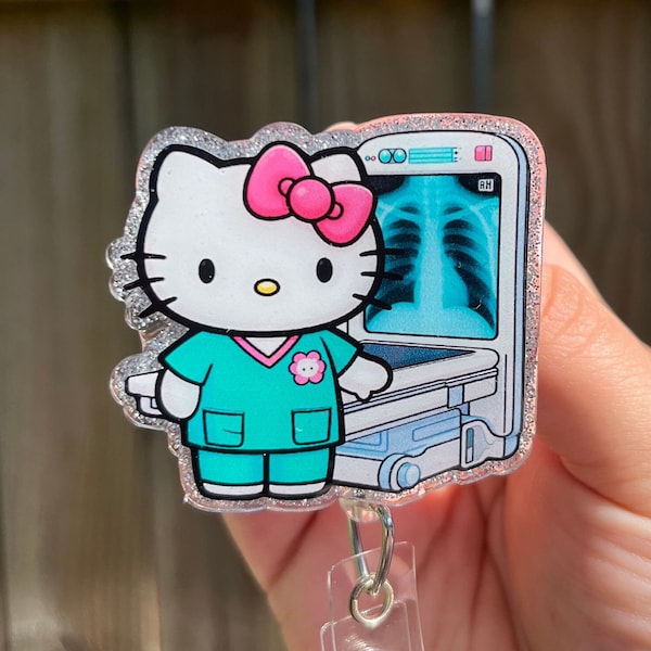 HK Kitty | X-Ray tech | Radiology | Student | Badge reel