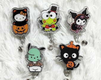 Kitty and Friends | Halloween | Spooky | Badge Reel