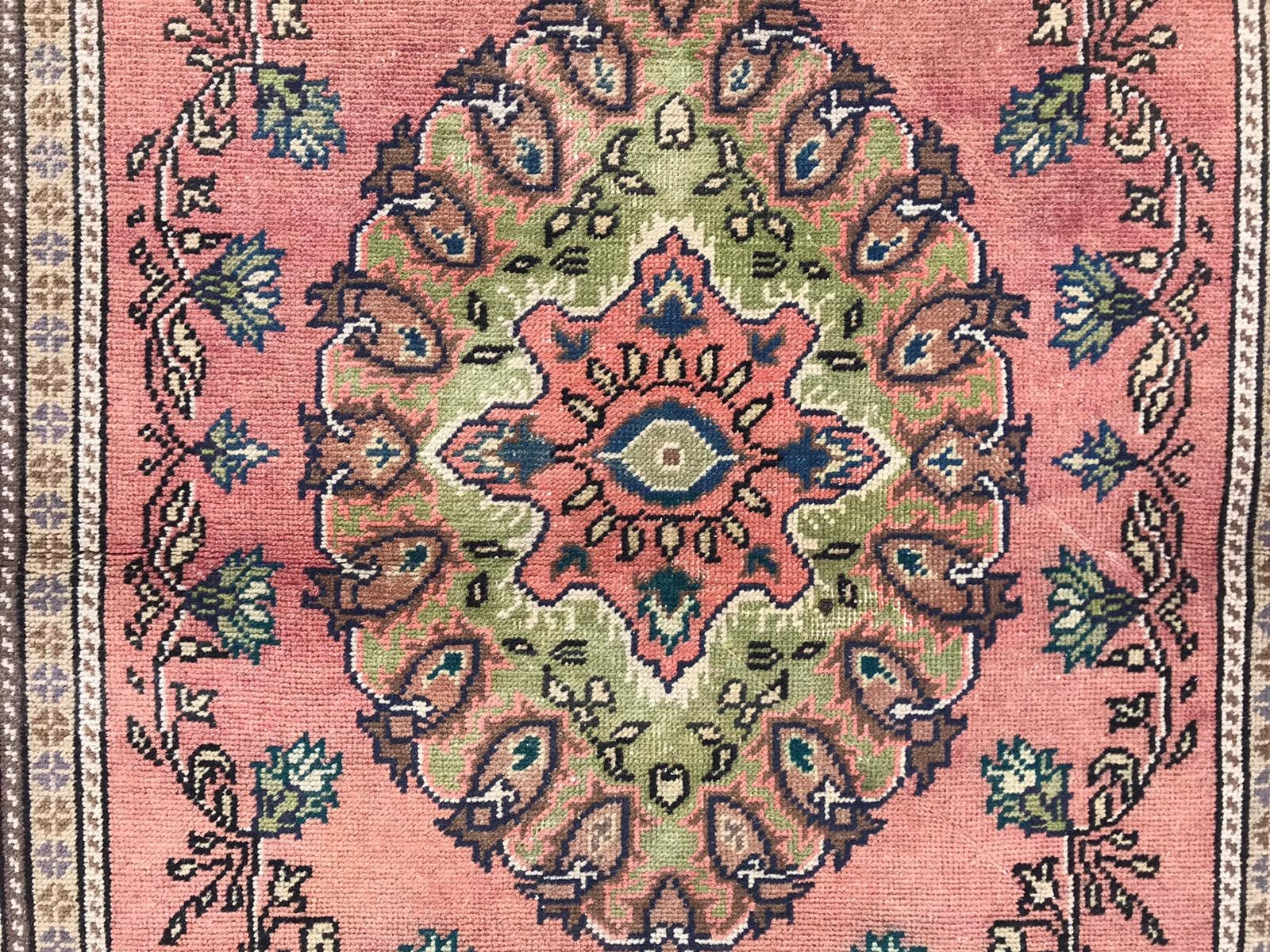 Kleiner Teppich rustikale kleine türkische Teppich Bad ...