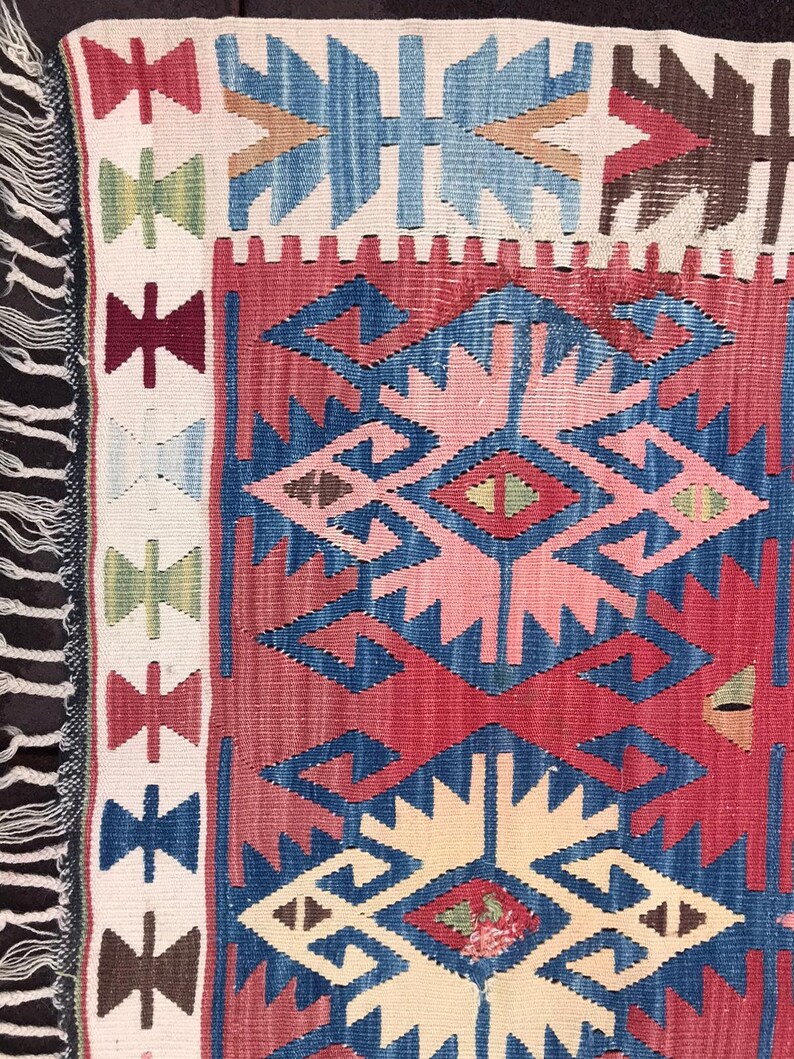 Area Kilim Kilim Rug Turkish Kilim Turkish Kilim Rug Vintage Kilim Home Decor 4.10x2.65 ft Wool Kilim Handmade Kilim Kilims
