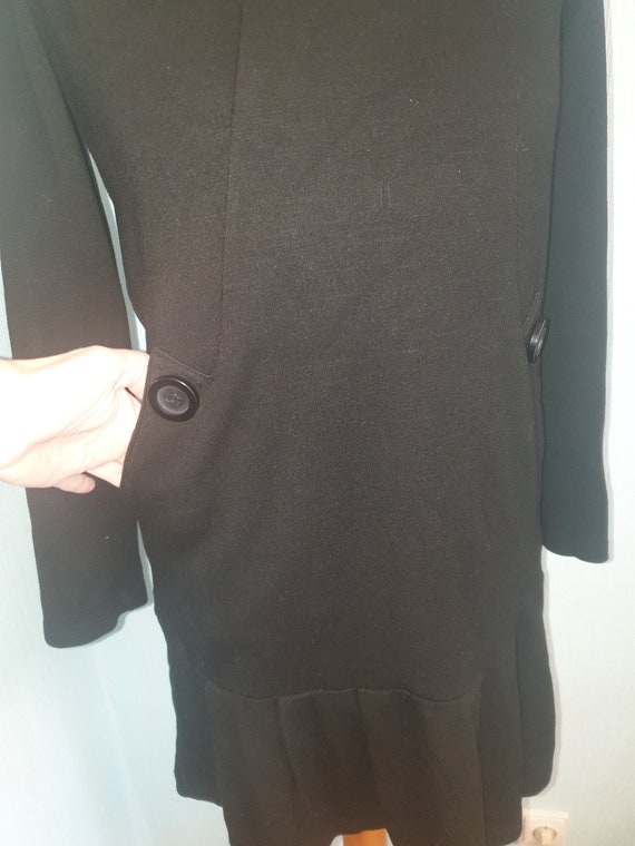 Marimekko Samu Jussi Koski Womens Black Dress Lon… - image 7