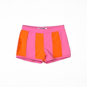 Gestreepte zwemshort - Pink & Orange
