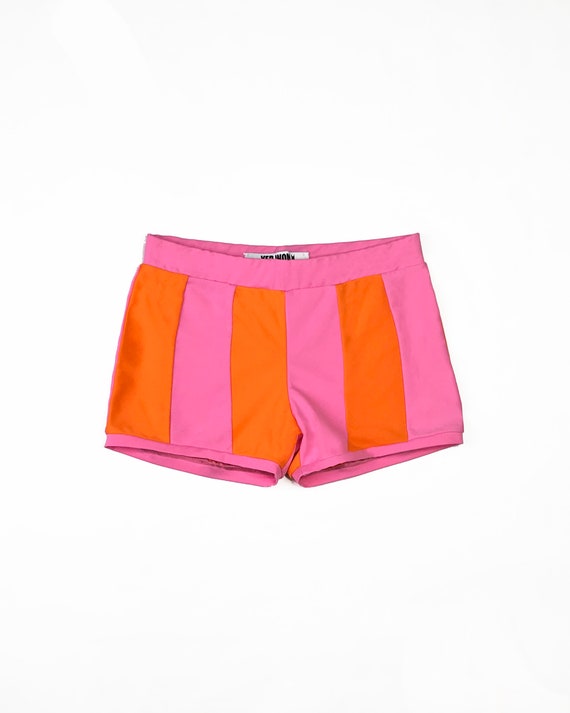 Stripe Swim Short Shorts Pink \u0026 Orange 