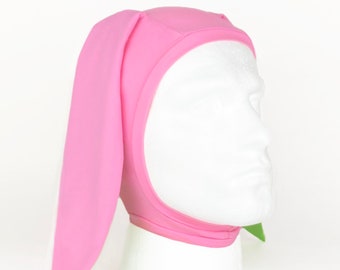 Bunny ear swim cap - Pink and Green