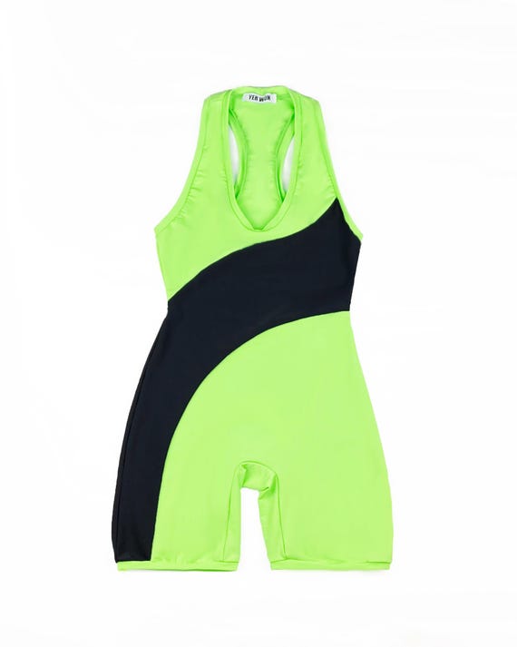 Green wrestling singlet hotsell