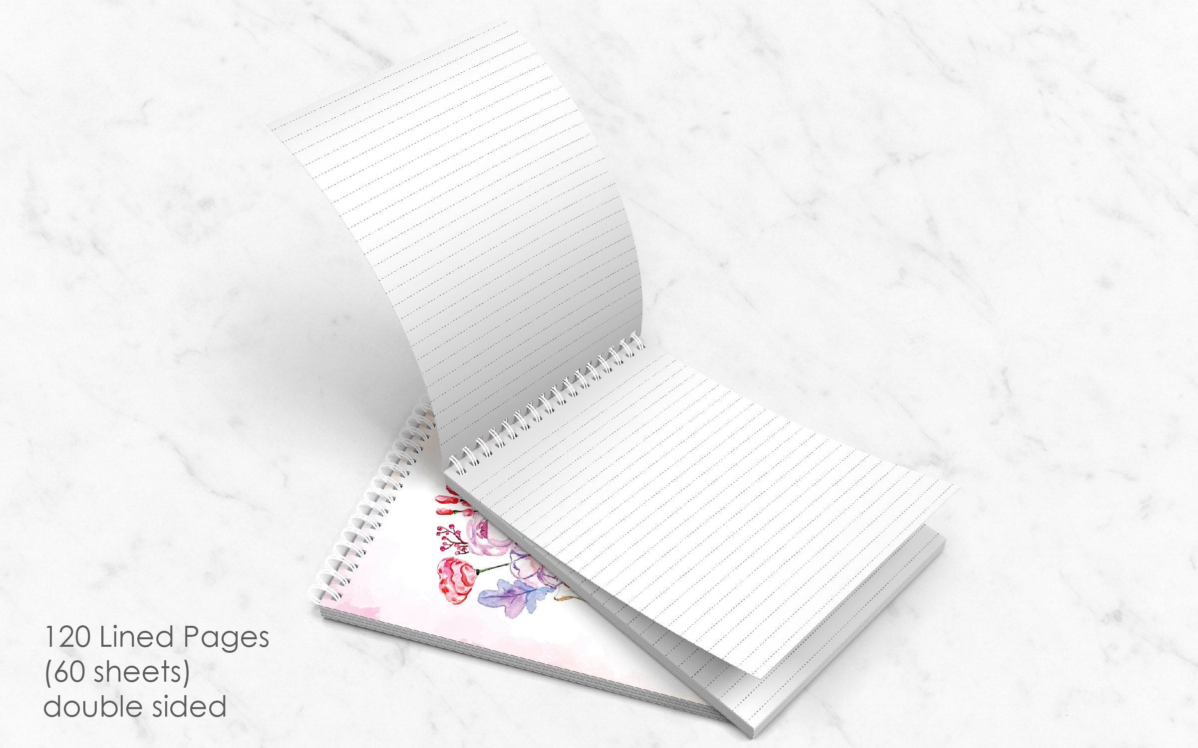 Personalized Spiral Notepad Custom Cover Journal Etsy