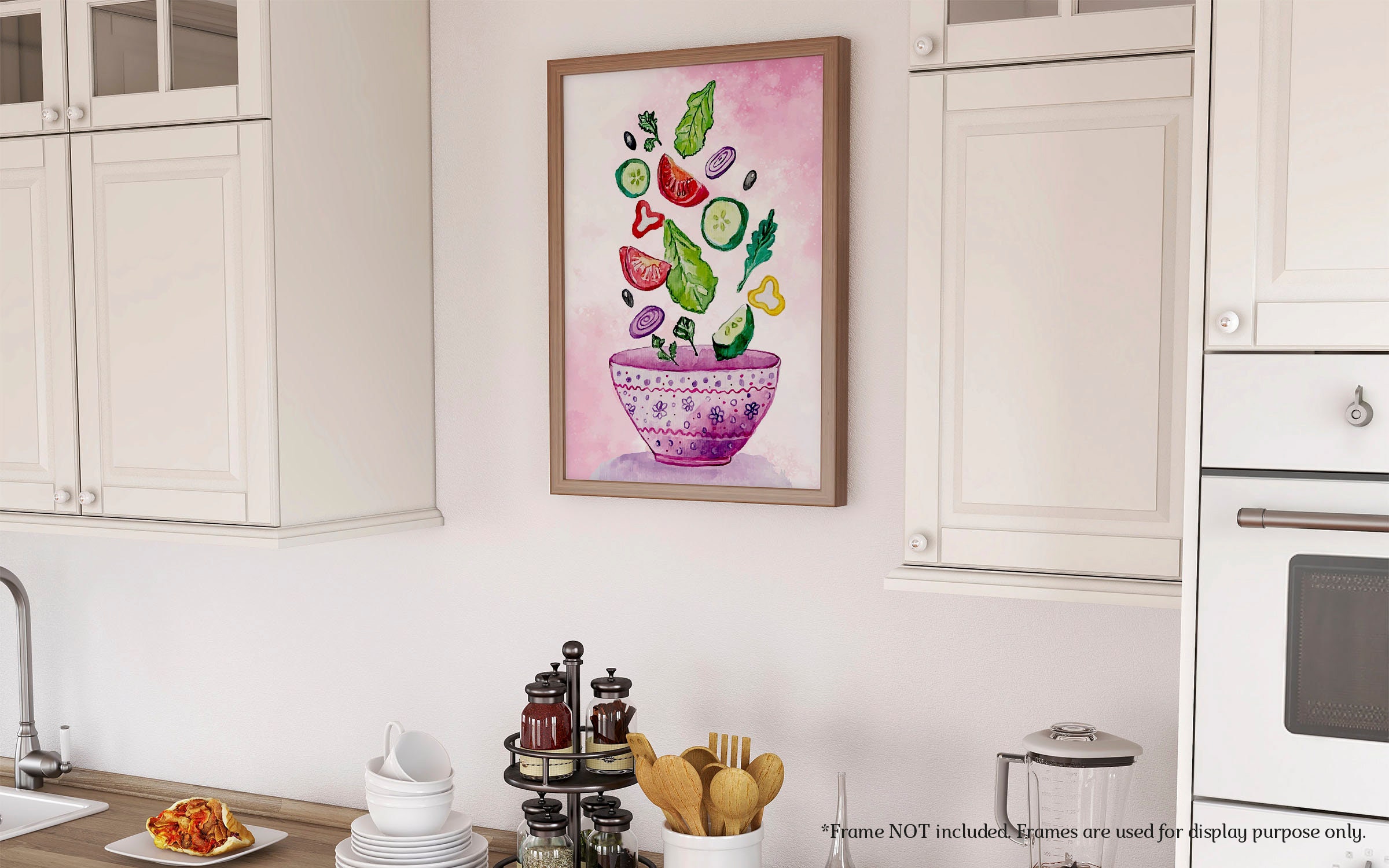 Druckbare Aquarell Kunst Küche Wanddekoration Küche Prints | Etsy