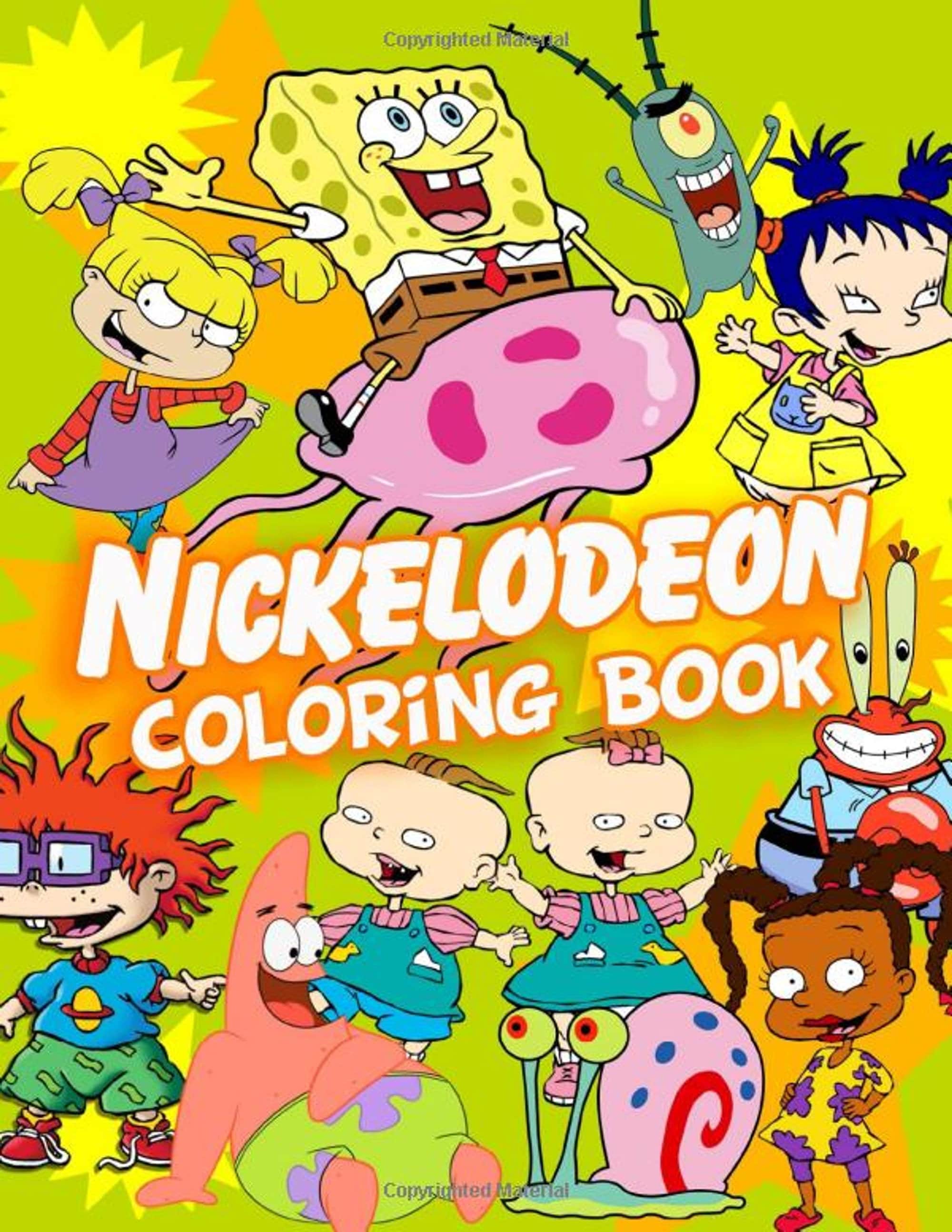 96  Nickelodeon Cartoon Coloring Pages  Latest HD