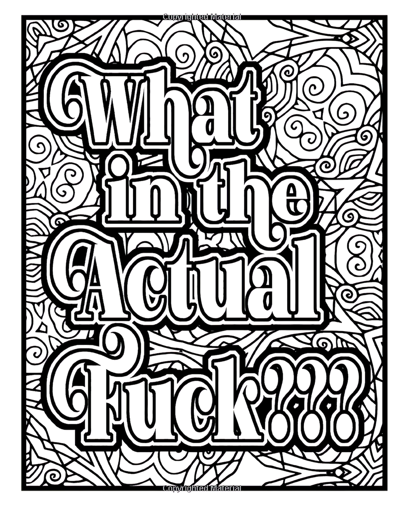 color-and-cuss-a-hilarious-swear-word-adult-coloring-book-etsy