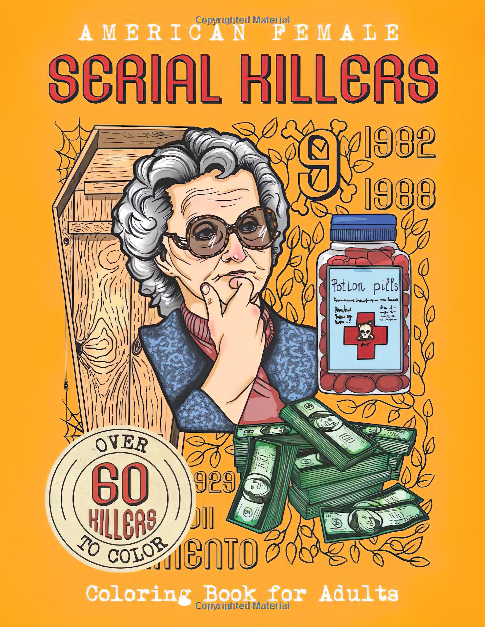 American Female SERIAL KILLERS: Coloring Book for Adults. Over | Etsy