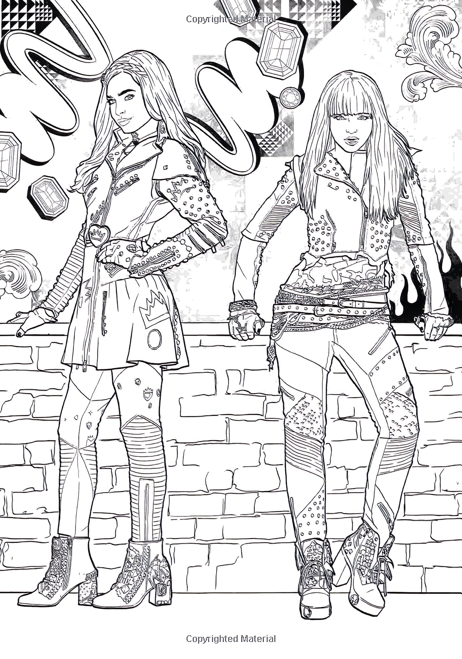 Disney Descendants Coloring Pages
