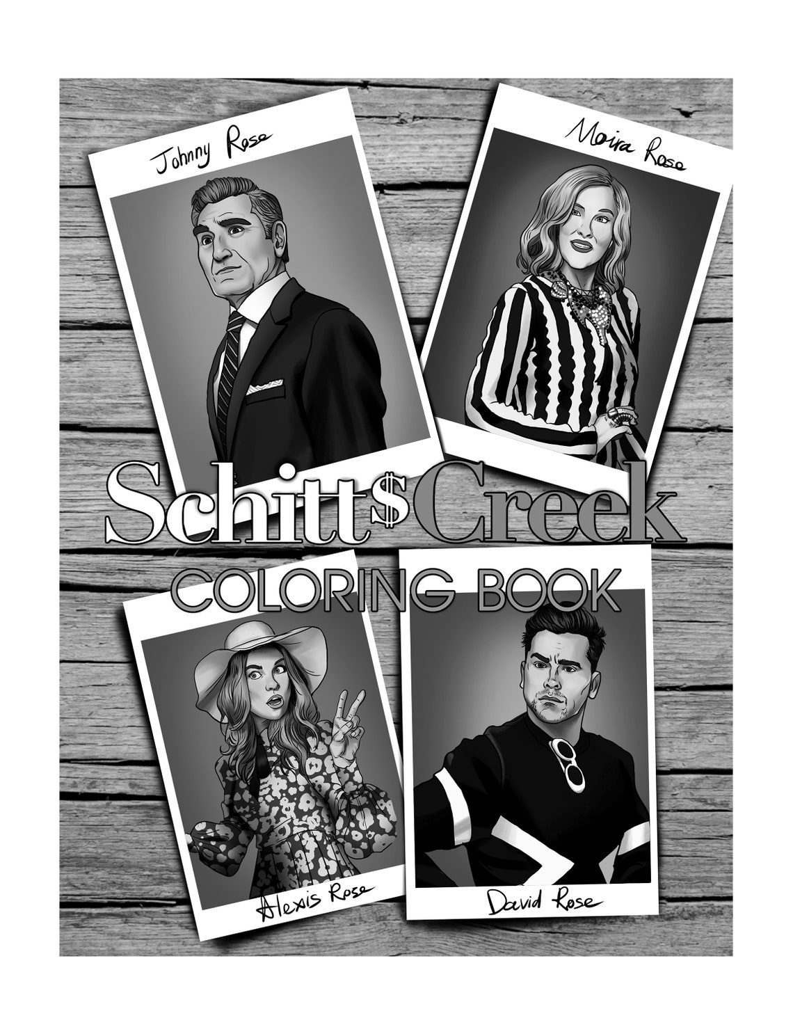 Schitt's Creek Coloring Book: Schitts Creek Coloring Books - Etsy