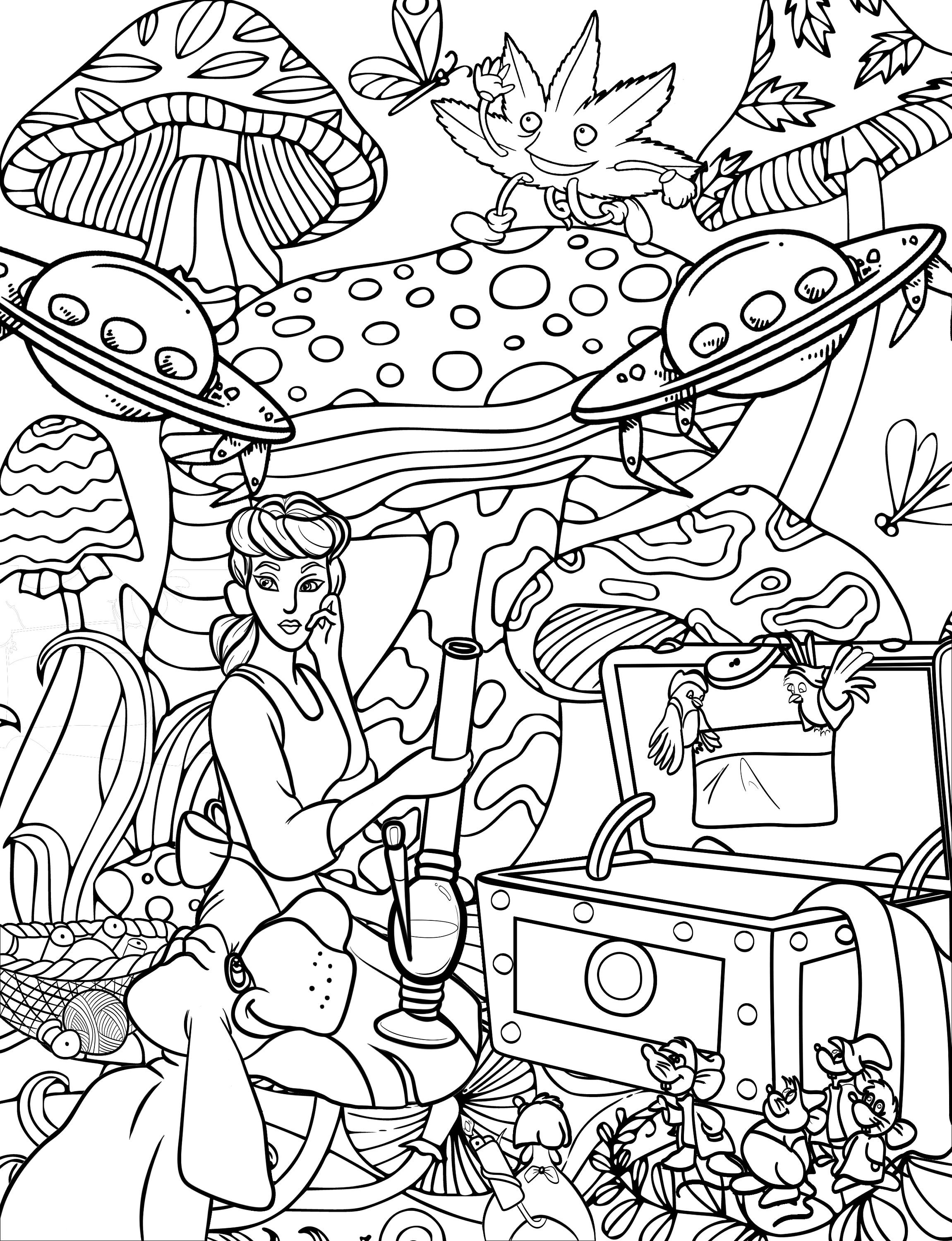 Princess Stoner Coloring Book: Great Coloring Book for Adults - Etsy Canada