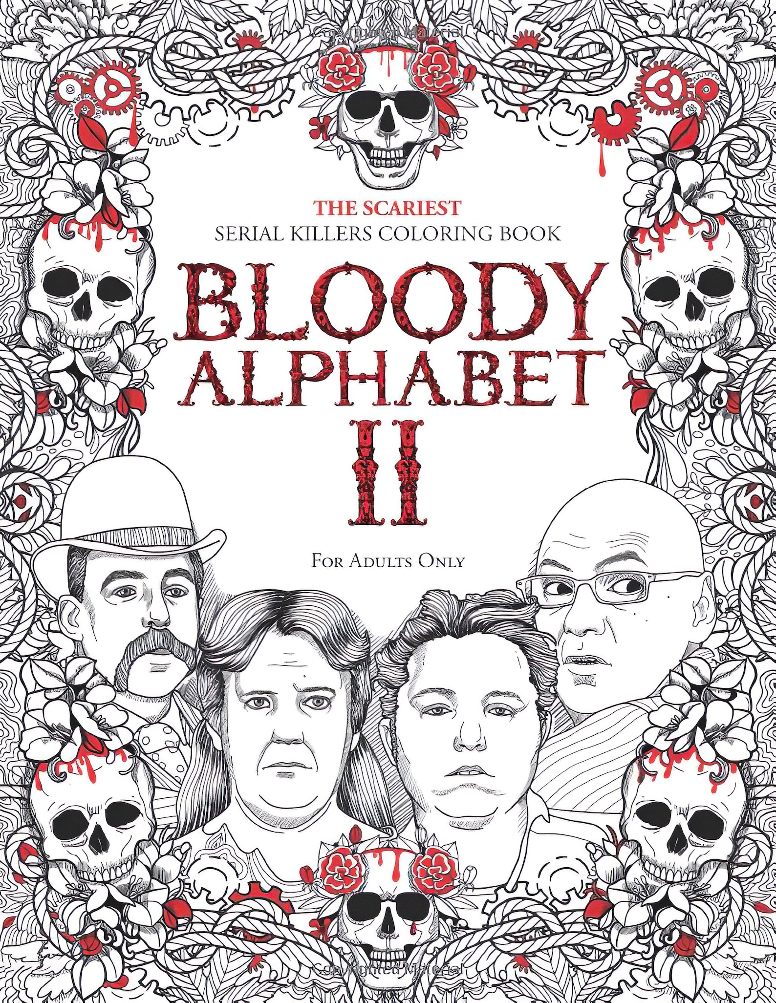 BLOODY ALPHABET 2: The Scariest Serial Killers Coloring Book. | Etsy