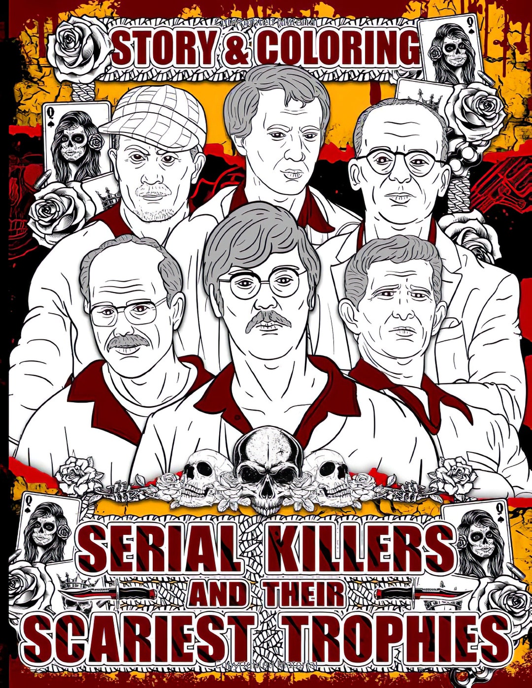 Serial Killers and Their Scariest Trophies Story and Coloring: - Etsy