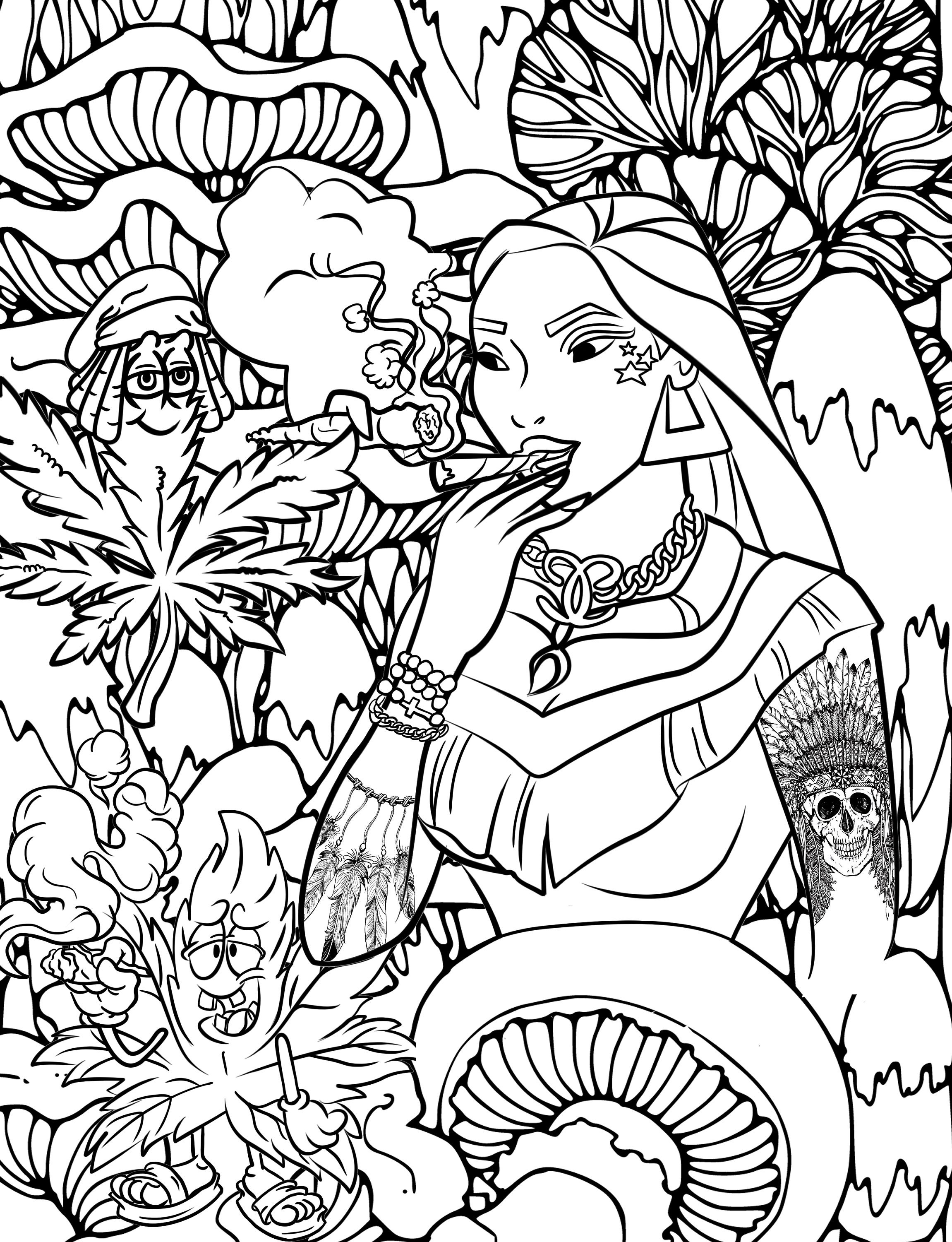 Princess Stoner Coloring Book: Great Coloring Book for Adults - Etsy Canada