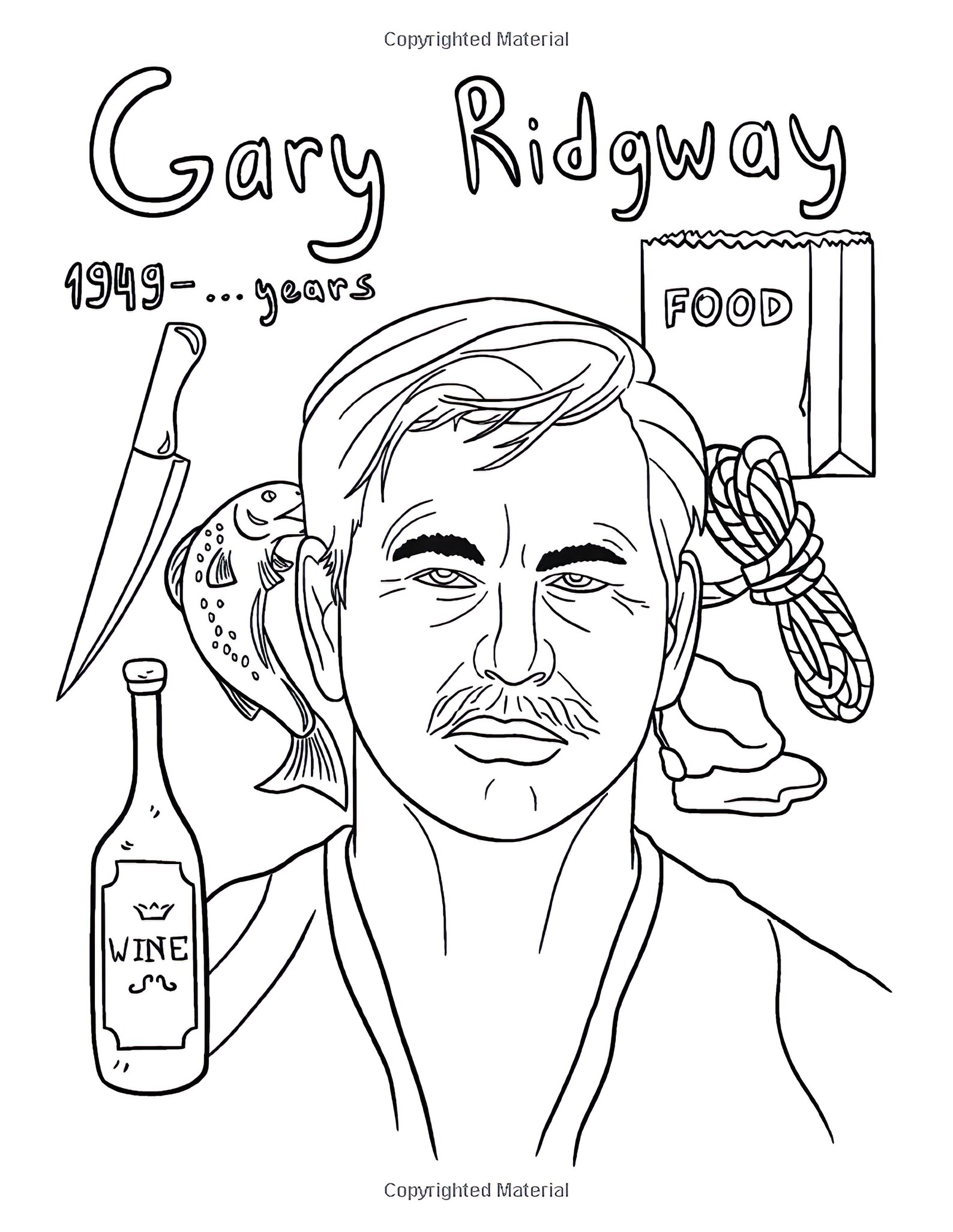 The Serial Killer Coloring Book Coloring Pages